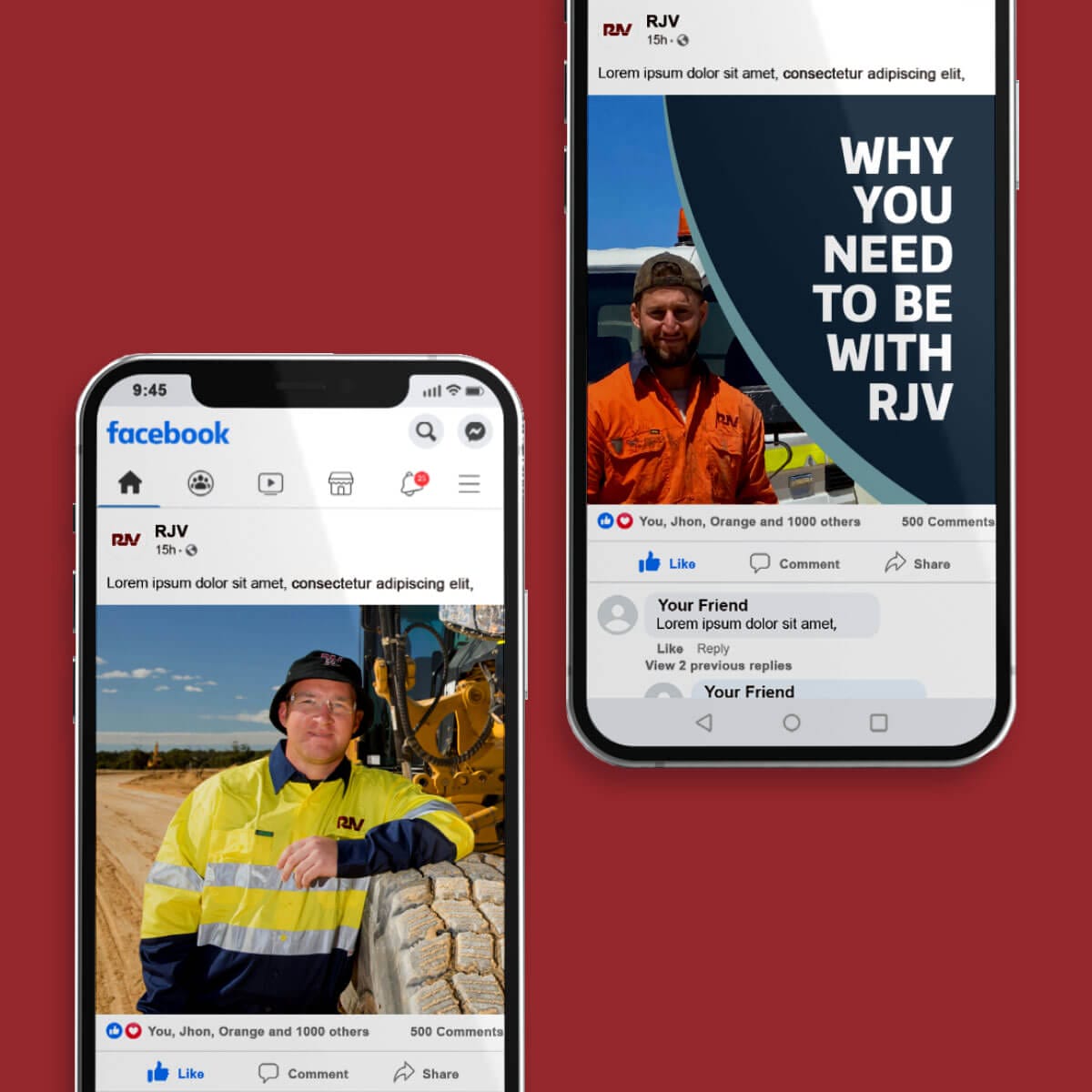 RJV social posts